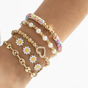 Armband Set 5 stuks Handmade